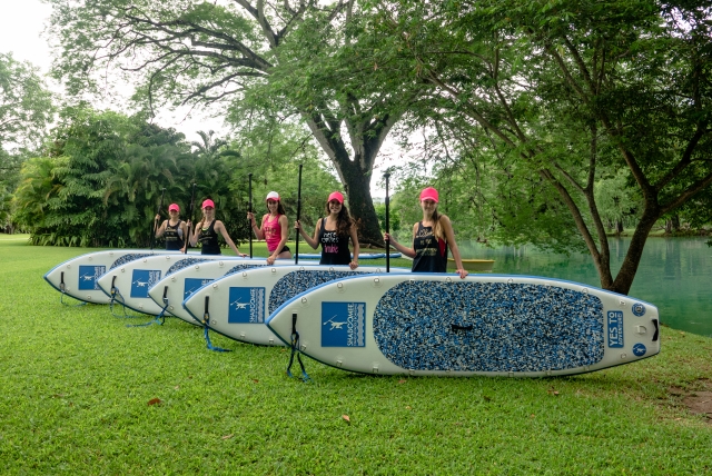 Realizando kayak