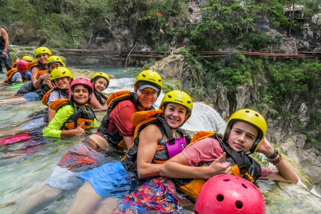 Nuestro equipo disfrutando de la Huasteca