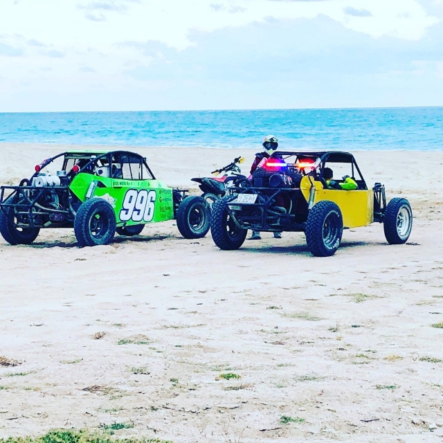 Buggies en la playa