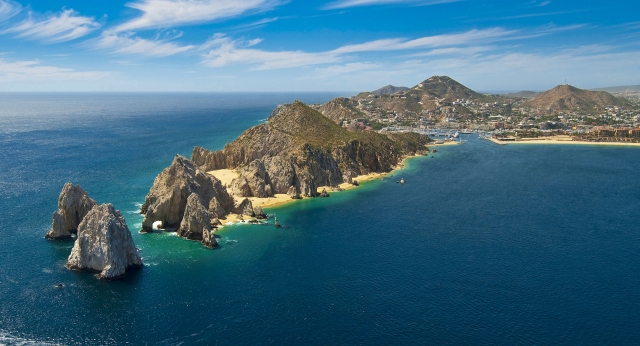 Vista de la playa