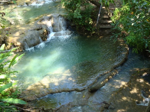 Pozas de agua en la sierra