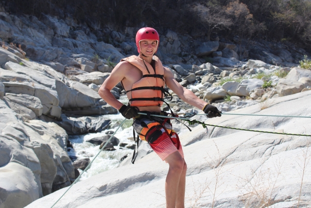 Disfrutando del rappel