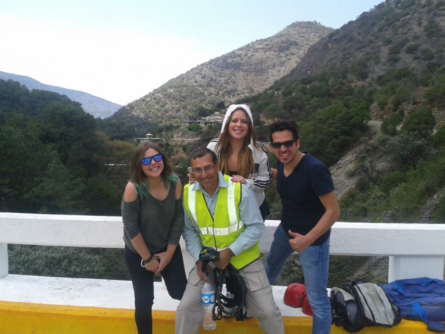 Puenting con los amigos