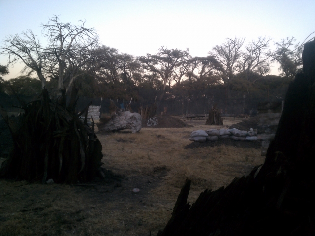 Campo de paintball Outdoors