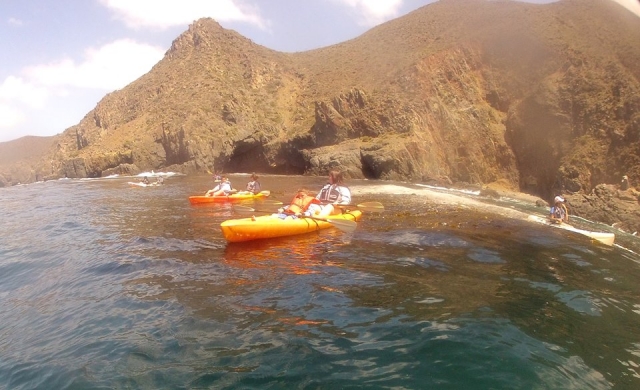 Actividad de kayak