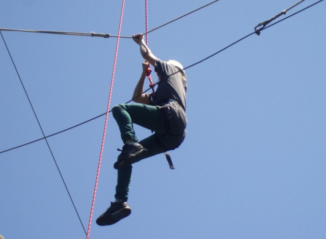 Tratando de alcanzar el lado opuesto