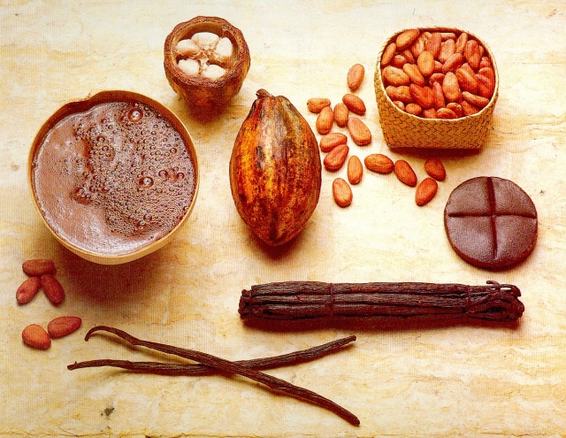 Cacao y vainilla.