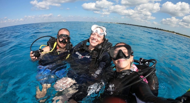 Aprendiendo a bucear