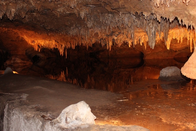 Dentro de la cuevas 