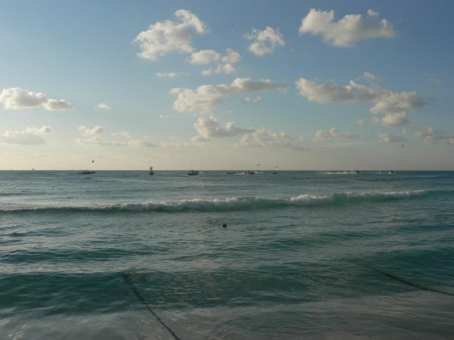 vistas desde alta mar