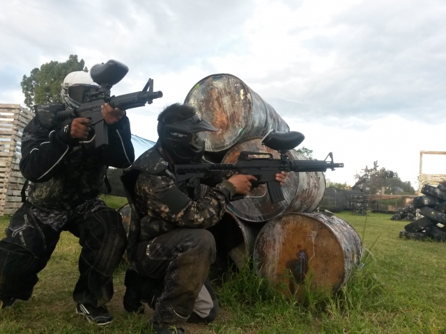 paintball en campo delta