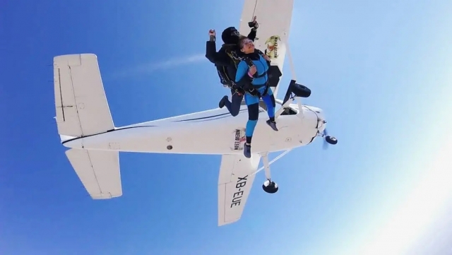 Aventándose de un avión