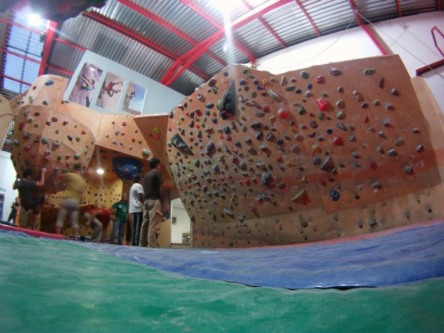 Muro de escalada