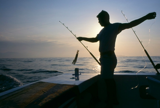 Pescando en Ixtapa