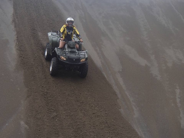 Impresionante bajada en las dunas