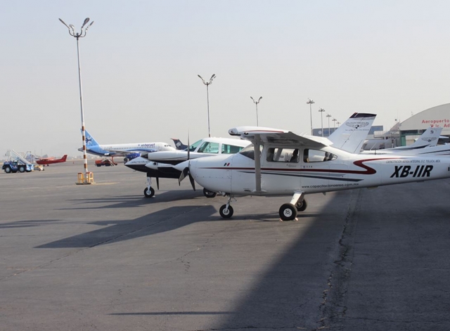 Aeronaves en pista