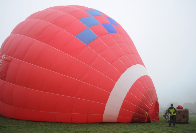 preparando el globo