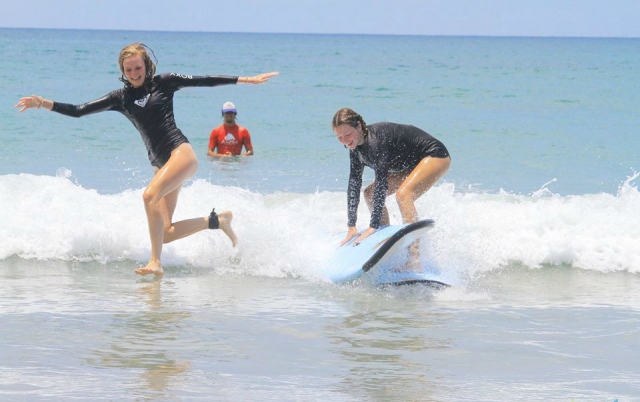 aprendiendo surf