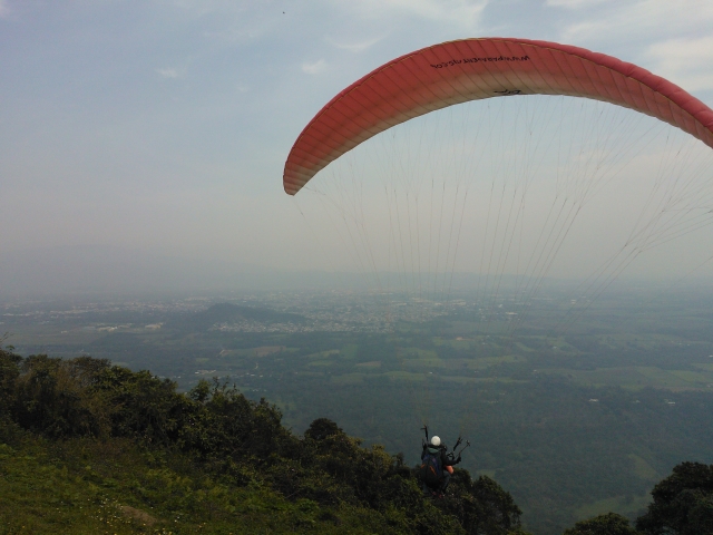 vuelo en parapente
