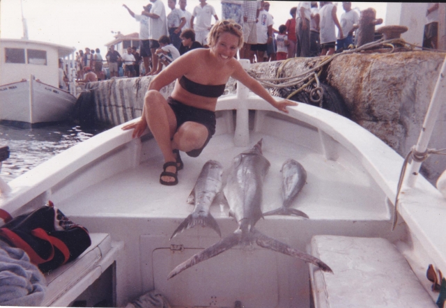 Con la pesca del dia