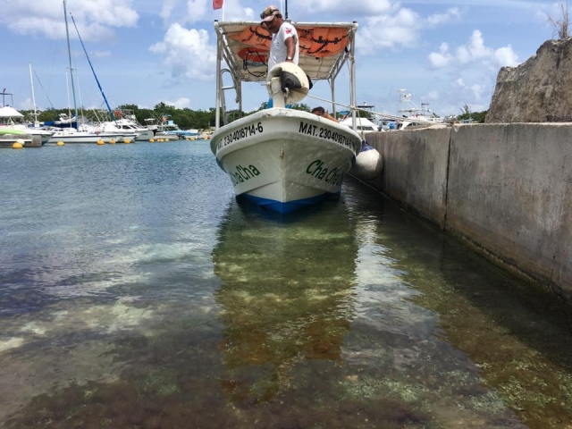Nuestro equipo en el puerto