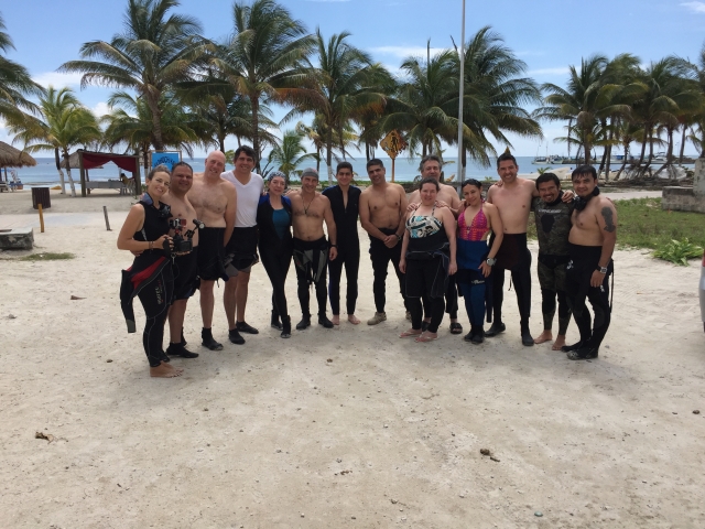 Grupo de buceadoternera
