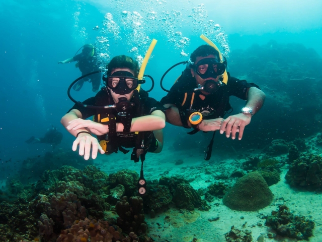 aprendiendo a bucear