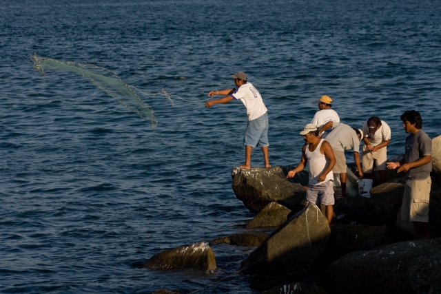 pescando en Oaxaca
