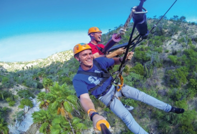 Columpio en el Barranco de Tute 