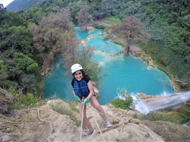 Escalando muros naturales