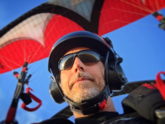 En parapente