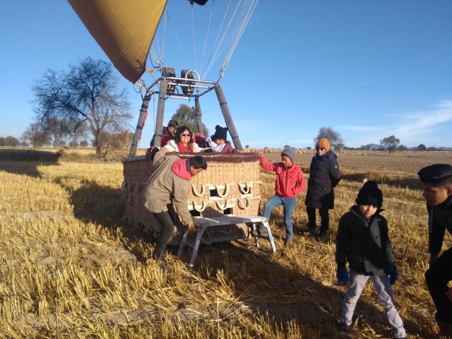 Montando al globo