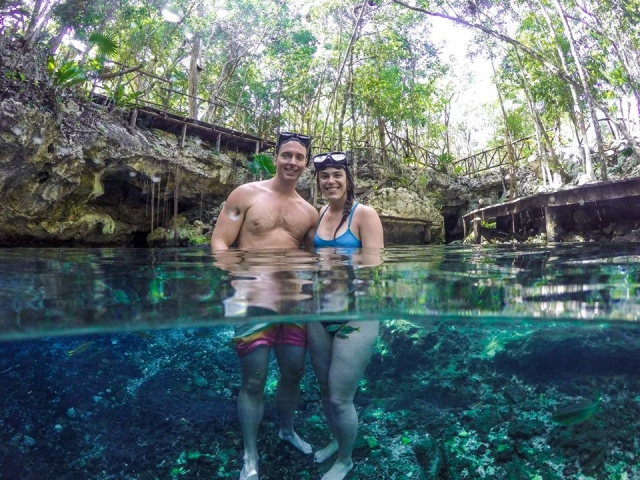 Snorkel en pareja