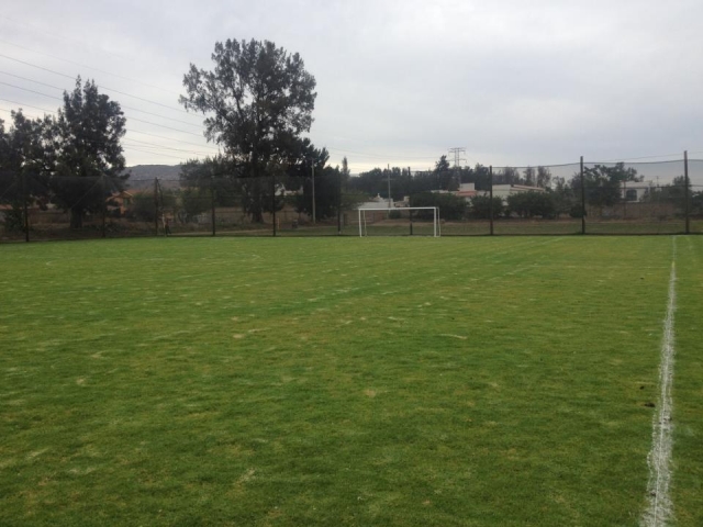 Cancha de Futbol 7 en el campo