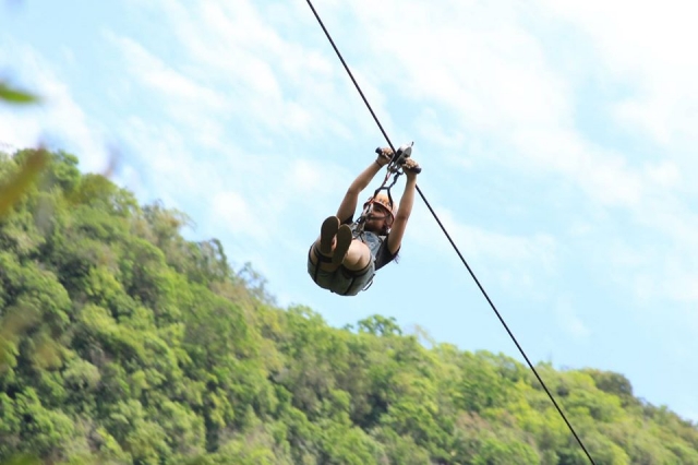 Emocionante tirolina