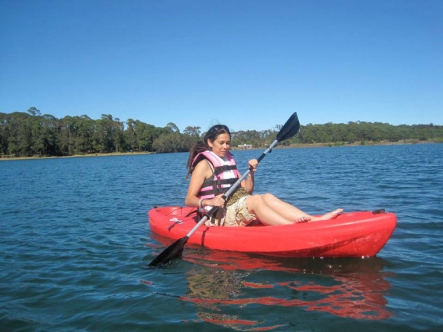 Remando en el pantano