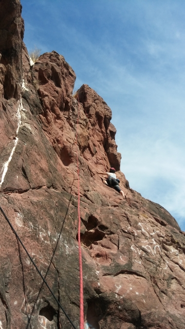 Primera vez escalando