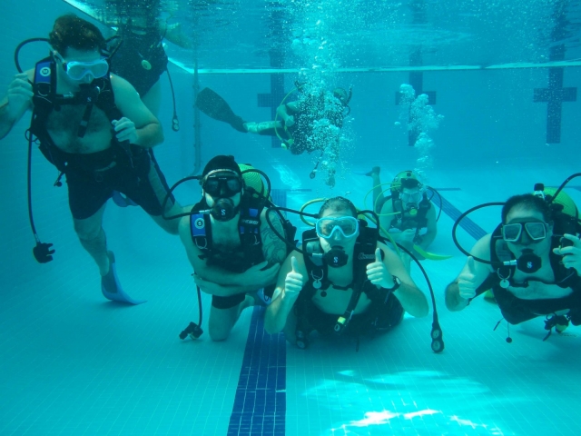 Practicas en piscina