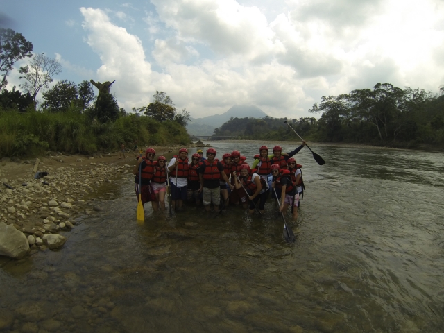 Grupo de rafting