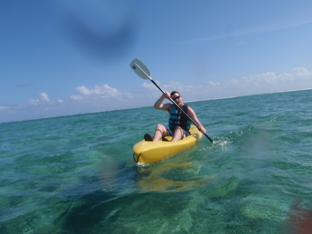 El las playas color turquesa de mexico 