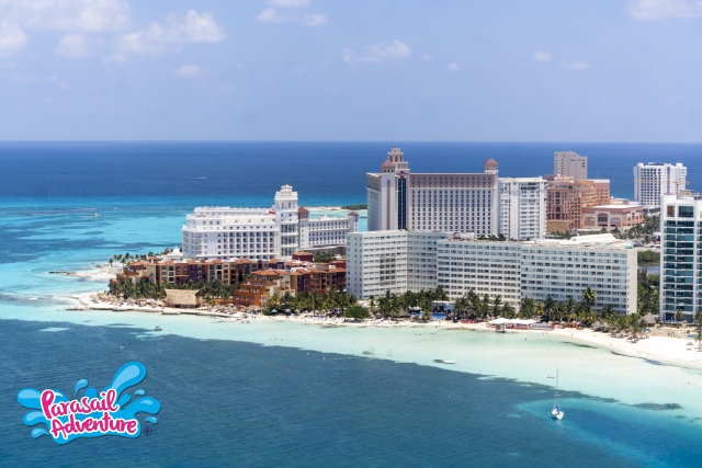 Vista de la zona hotelera