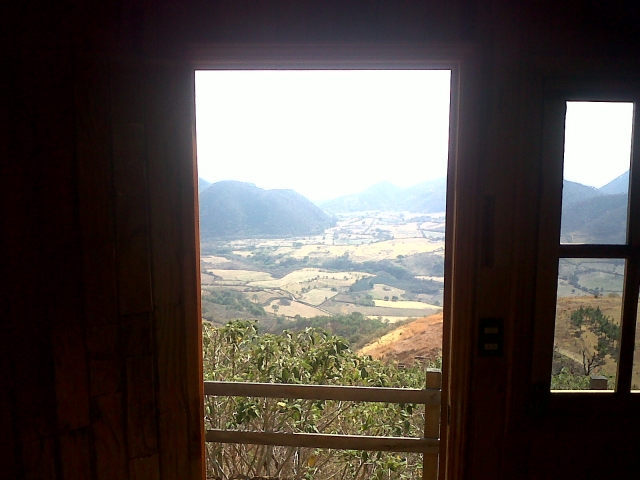 Vista increíbte desde cabaña