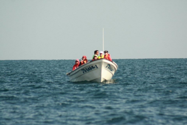 Lanchas en el mar