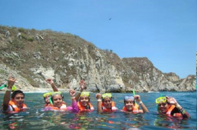 snorkel y diversión