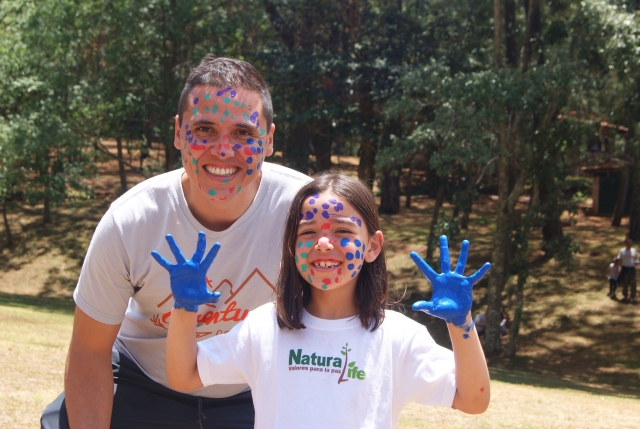 patata e hija en campamento
