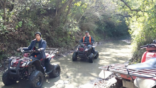 Disfrutando el recorrido