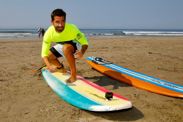 Aprendiendo a surfear