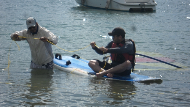 sesion de windsurf
