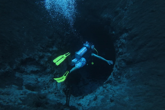Buceo en cuevas de San Luis Potosí