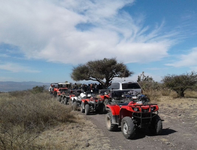 Quads de color rojo